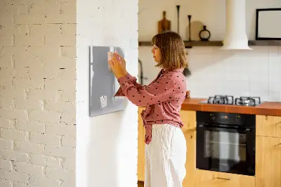 Light gray magnetic board
