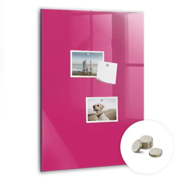 Strong pink magnetic wall board