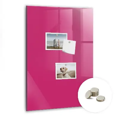 Strong pink magnetic wall board
