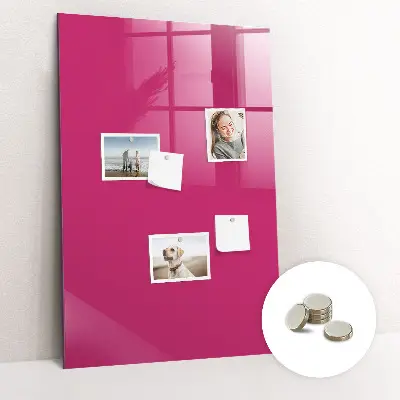 Strong pink magnetic wall board
