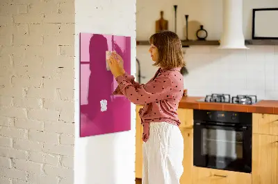 Strong pink magnetic wall board