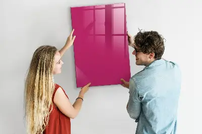 Strong pink magnetic wall board