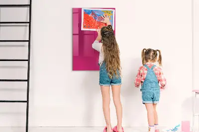 Magnetic wall board Strong pink color