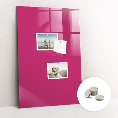 Strong pink magnetic wall board