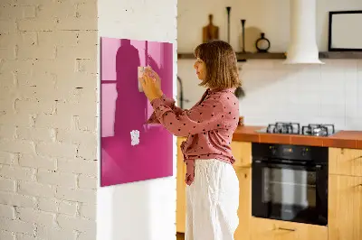 Strong pink magnetic wall board
