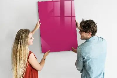 Strong pink magnetic wall board