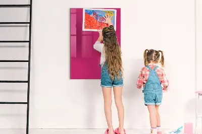 Magnetic wall board Strong pink color