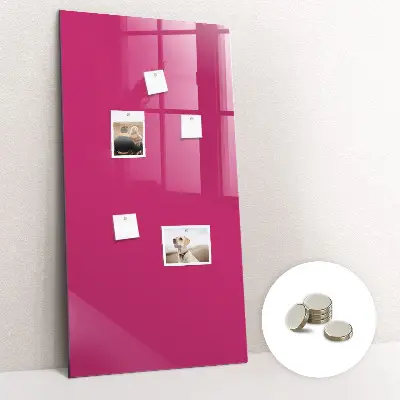 Strong pink magnetic wall board