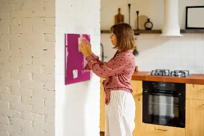 Strong pink magnetic wall board