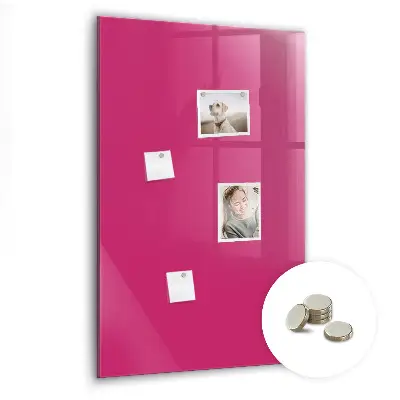 Strong pink magnetic wall board