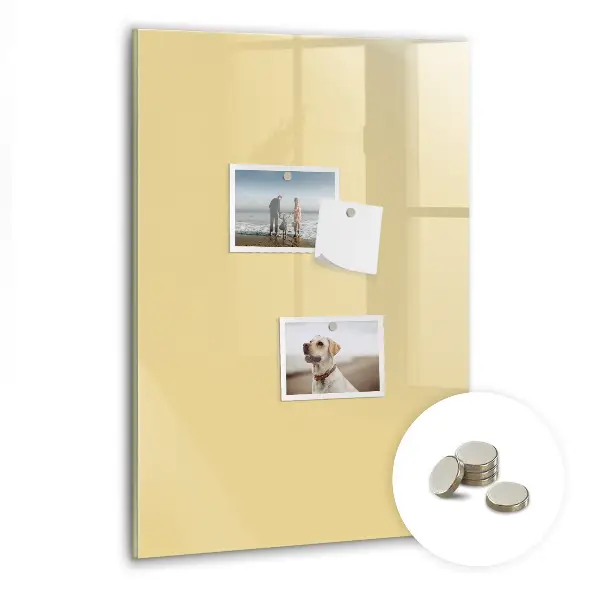 Cream Magnetic Board