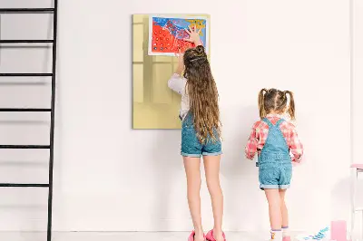 Cream Magnetic Board