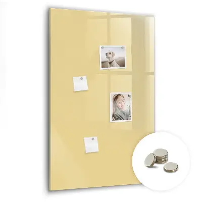 Cream Magnetic Board