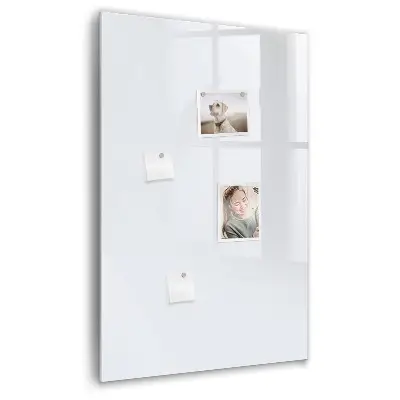 Magnetic wall board in dark white