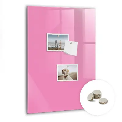 Pink magnet board