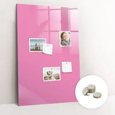 Pink magnet board