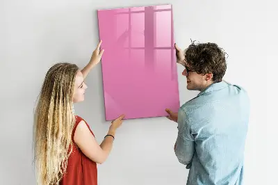 Pink magnet board