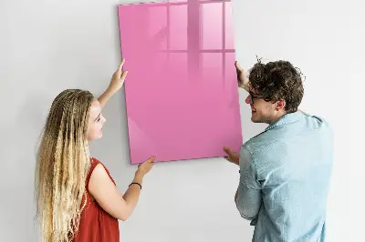 Pink magnet board