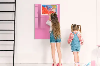 Pink magnet board