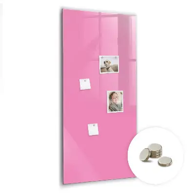Pink magnet board