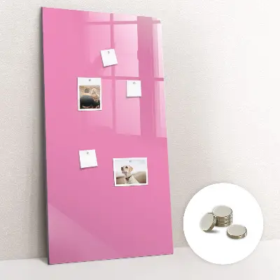 Pink magnet board
