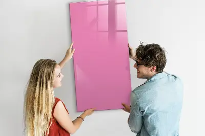 Pink magnet board