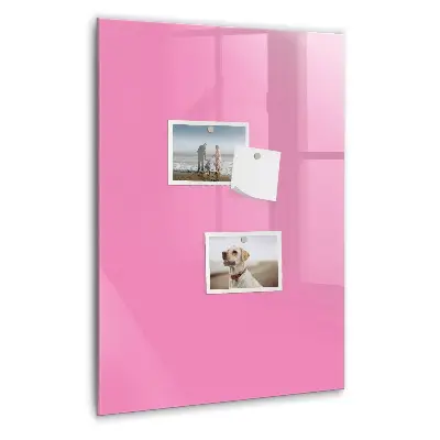 Pink magnet board