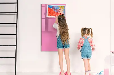 Pink magnet board