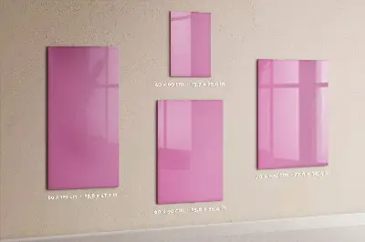 Pink magnet board