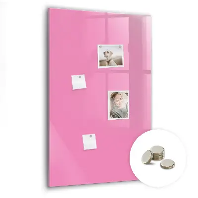 Pink magnet board