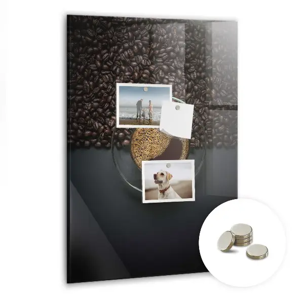 Coffee magnet board