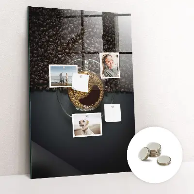Coffee magnet board