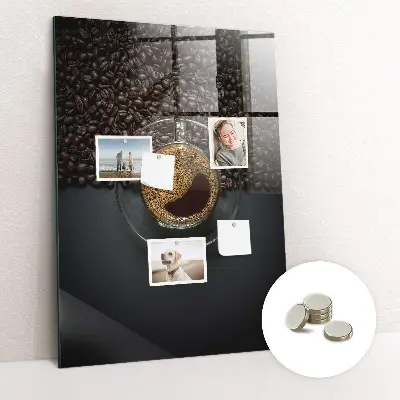 Coffee magnet board