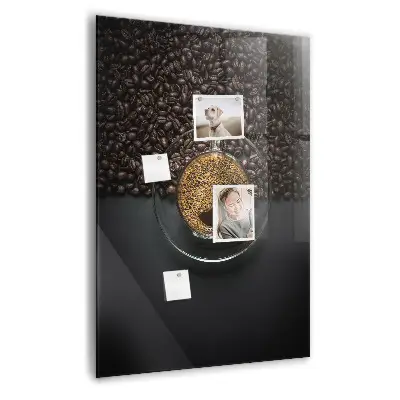 Coffee magnet board