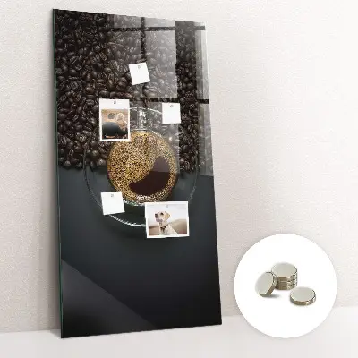 Coffee magnet board