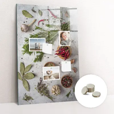 Herbs magnetic board