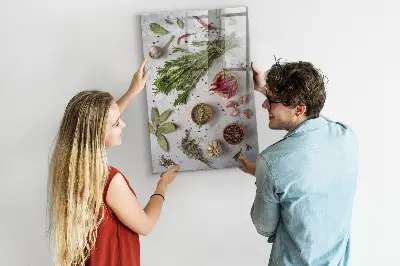 Magnet board Herbs