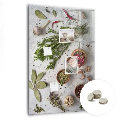 Magnet board Herbs