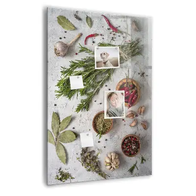 Herbs magnetic board