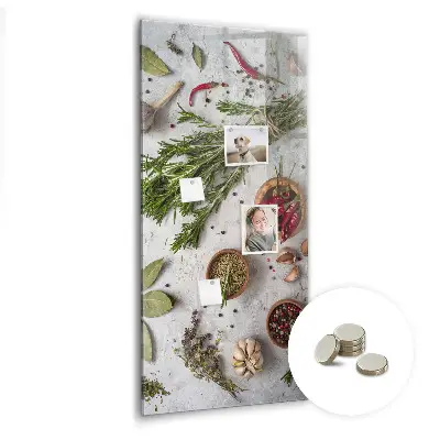 Herbs magnetic board
