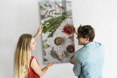 Magnet board Herbs