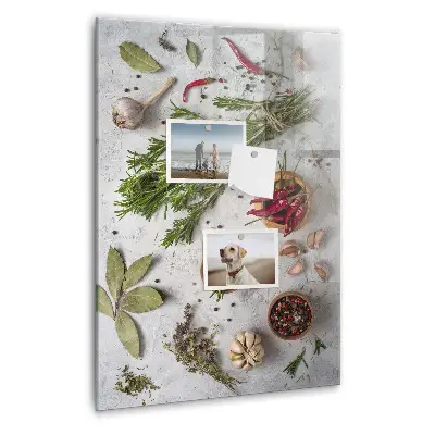 Magnet board Herbs
