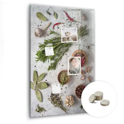 Magnet board Herbs