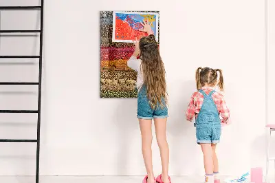 Rows of Spices Magnetic Board