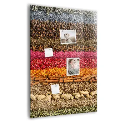 Magnet board Rows of spices