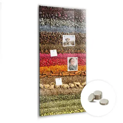 Magnet board Rows of spices