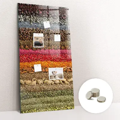 Magnet board Rows of spices