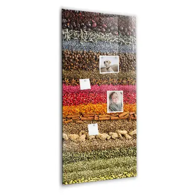 Magnet board Rows of spices