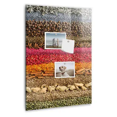 Magnet board Rows of spices