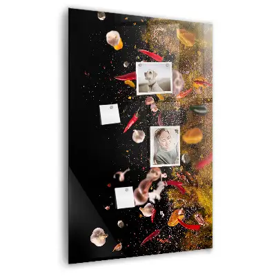 Magnet board An explosion of flavors